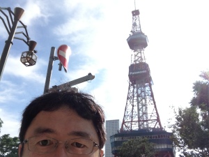 札幌テレビ塔とサンライズ
